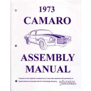    1973 CHEVROLET CAMARO Assembly Manual Book Rebuild 
