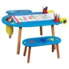 Alex Toys 710W Creativity Center Activity Kids Table and Bench Set 