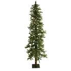 Darice 8 Pre Lit Two Tone Alpine Artificial Christmas Tree   Clear 