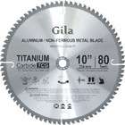 Gilatools 10 Inch 80 Teeth TCG Non Ferrous Metal Cutting Carbide Saw 