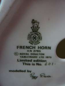 Royal Doulton French Horn HN2795 Figurine Figure  