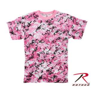 Rothco Mens Pink Digital Camo Tee Shirt 