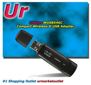 Linksys Compact Wireless G USB WiFi Adapter WUSB54GC V3  