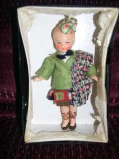 Vintage Bisque Scottish Doll German Made  