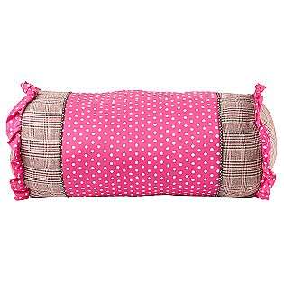 Pretty in Pink Bolster Pillow  CosmoGirl Bed & Bath Kids Bedding 