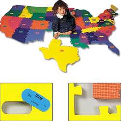 GMK Ent Inc Continental United States Floor Puzzle (SET) 