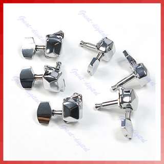   Semiclosed Guitar String Tuning Pegs Tuners Machine Heads 3L3R  