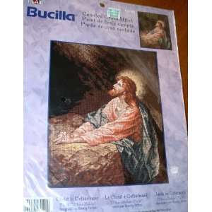  Christ in Gethsemane Counted Cross Stitch Bucilla Arts 