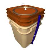 WaterFarm Bucket Module General Hydroponics Grow System  