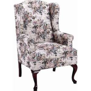   5275 Wing Chair with Tight Seat & Queen Anne Legs