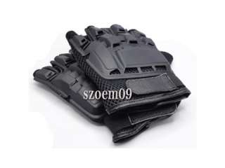 AK Army Half Finger Airsoft Combat Tactical Military Gloves Size L 