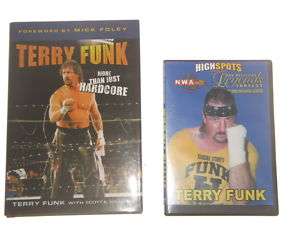 Terry Funk NWA Fanfest Q&A DVD + Book WWF WCW WWE ECW  