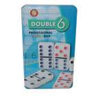 double twelve tiles vinyl case and a mexican train playing piece