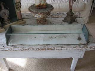 OMG Old GLASS DISPLAY CABINET CASE General Store Desserts Case AWESOME 