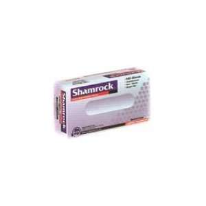 Shamrock 68111 Powder Free Latex Black / Blue Small Examination Gloves 