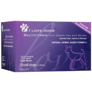  i Love Dogs Multivitamin   Green Tea & Reishi   Small 