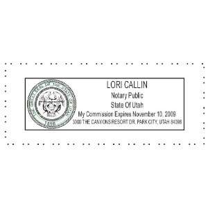  Pre Ink Notary Stamps   Utah