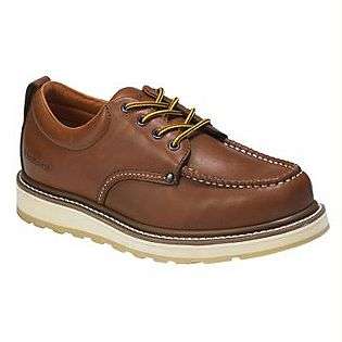 Mens SureTrack Slip Resistant Work Oxford   Brown  DieHard Shoes Mens 