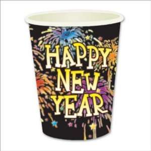  9Oz Paper Cup X8 Happy New Year* Case Pack 144