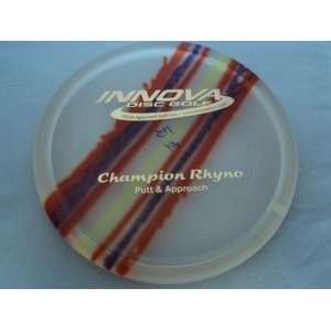   Innova Gummy Champion Rhyno Disc Golf 175g Fly Dye