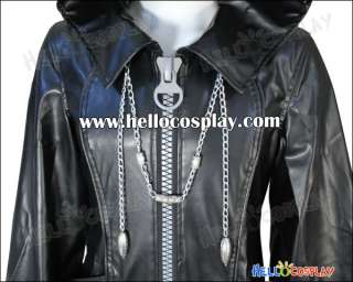   Coat Kingdom Hearts Organization XIII 13 Cosplay Robe Costume Leather