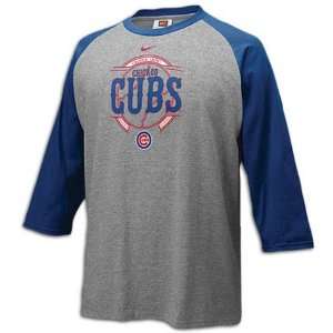  Men`s Chicago Cubs Past Time 3/4 Tee