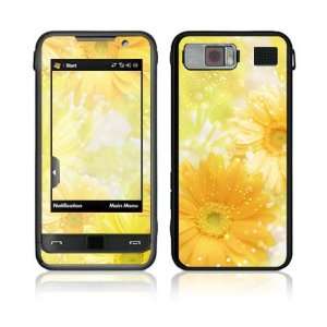  Samsung Omnia (i910) Decal Skin   Yellow Flowers 