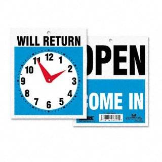   Business Hours Sign with Characters Suction Cups