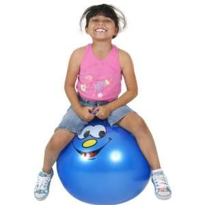  Hippity Hop 20 In. Blue Smiley Face Hop Ball Sports 