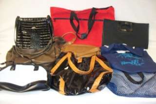  of 9 vintage purses/totes, Vivace & Capezio plus many more, all styles