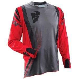   Thor Motocross Youth Core Jersey   2010   X Small/Silver Automotive