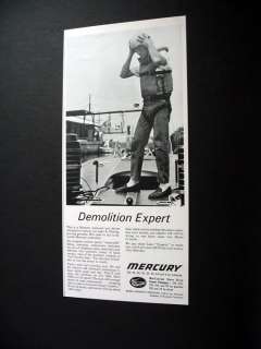 Mercury Outboard Lake X Florida Proving Grounds 1963 Ad  