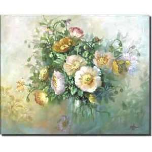 Yellow Poppies by Fernie Parker Taite   Flowers Floral Ceramic Accent 