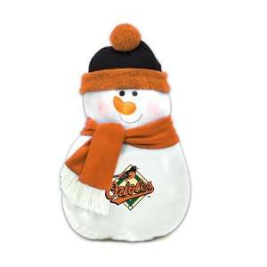  22 MLB Baltimore Orioles Plush Snowman Baseball Christmas 