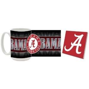  Alabama Mug & Coaster Gift Box Combo Alabama Crimson Tide 