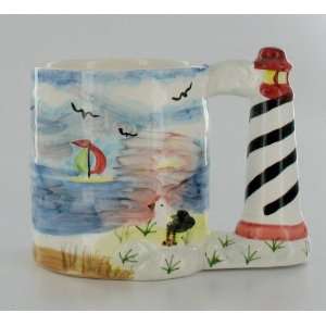  Lighthouse Coffee Cup Tea Mug Nautical Kitchen Kitchen 