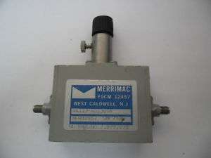 Merrimac RF Microwave Attenuator MFR12457 94117 4013015 SMA  