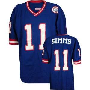 Phil Simms Blue Mitchell & Ness Authentic 1986 New York Giants Jersey 