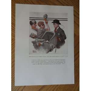 Norman Rockwell, Color Illustration, Print Art ({Rockwells first post 