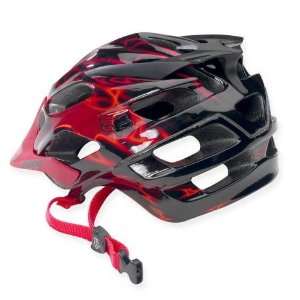 Fox Flux Mountain Bike Helmet Re Entry Red Large/X Large  