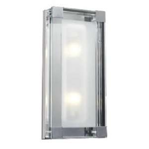  Nice Cube Frosted Glass 14 High ADA Wall Sconce