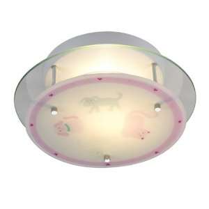 Dogs and Cats Semiflush Ceiling Light 