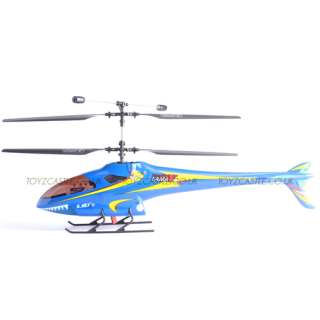 sky ESKY Lama V4 BLUE 2.4GHZ CO AXIAL BLADE RC Hellicopter RTR FREE 