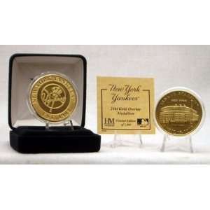  Yankee Stadium New York Yankees Gold Coin 