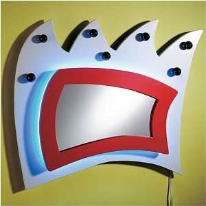  Blue Crown Neon Wall Mirror Toys & Games