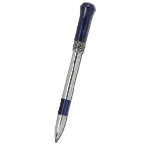   de Lys Sterling Ballpoint, Silver and Deep Blue (YAR011BOBP) Office