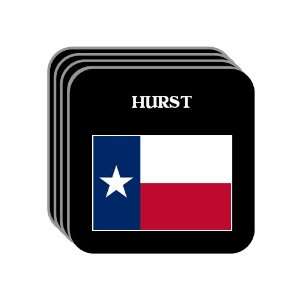  US State Flag   HURST, Texas (TX) Set of 4 Mini Mousepad 