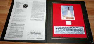 NASA Space Shuttle Discovery Payload Bay Liner w/ COA  