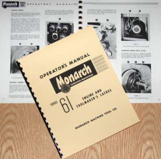 MONARCH 61 Series Lathe Operators Manual  