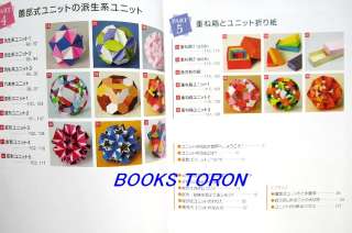 Unit Origami   Polyhedron Origami/Japanese Paper Craft Pattern Book 